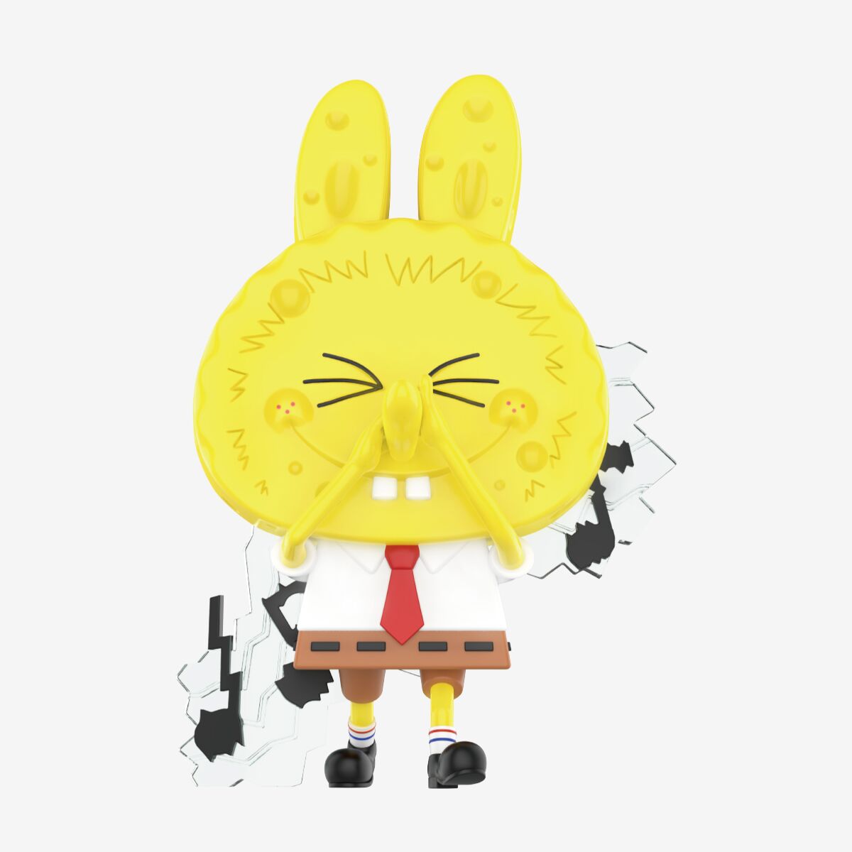 Figurine Labubu × SpongeBob Nose Flute – Édition Collector Limitée