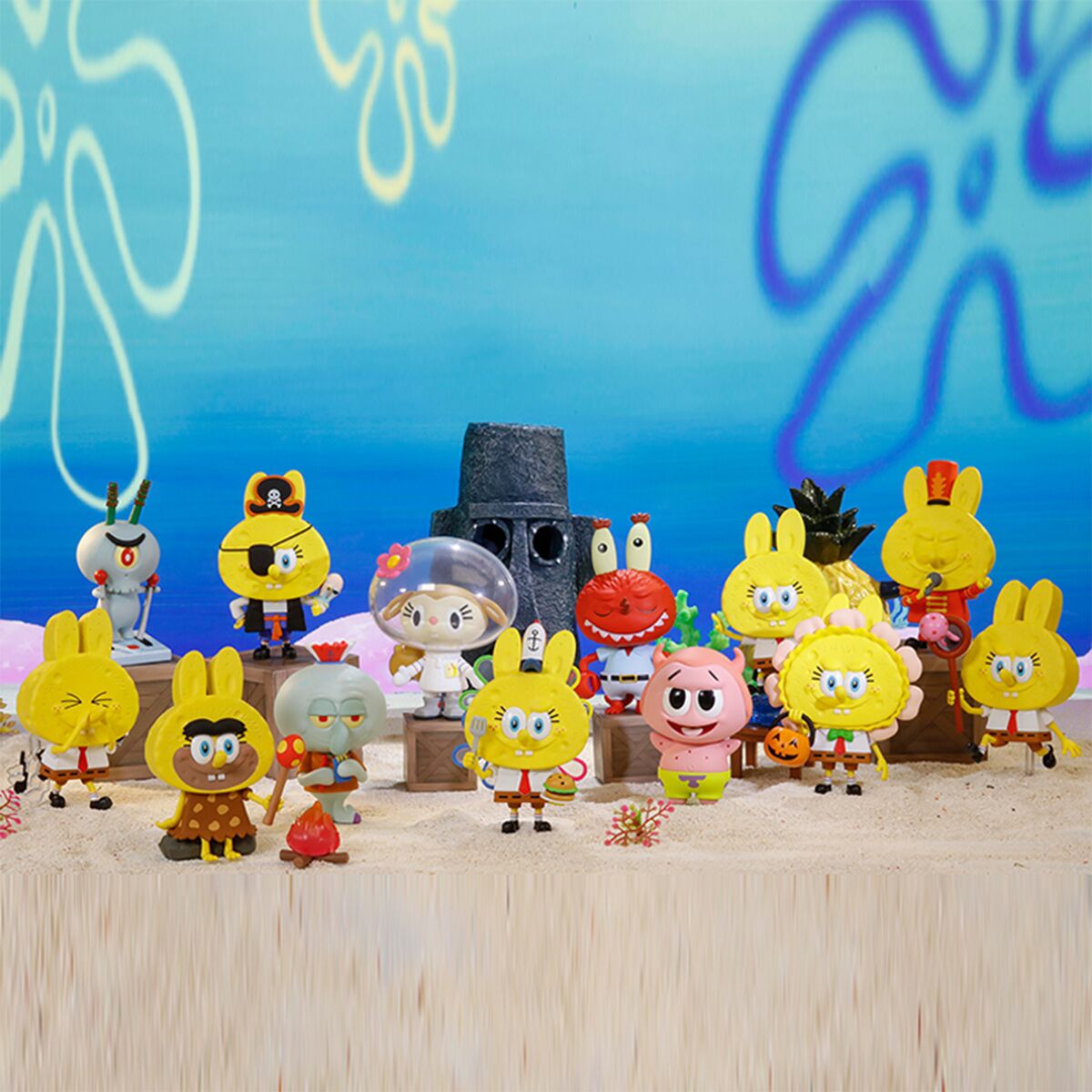 Figurine Labubu × SpongeBob Squidward x Spooky – Édition Collector Limitée – Image 2