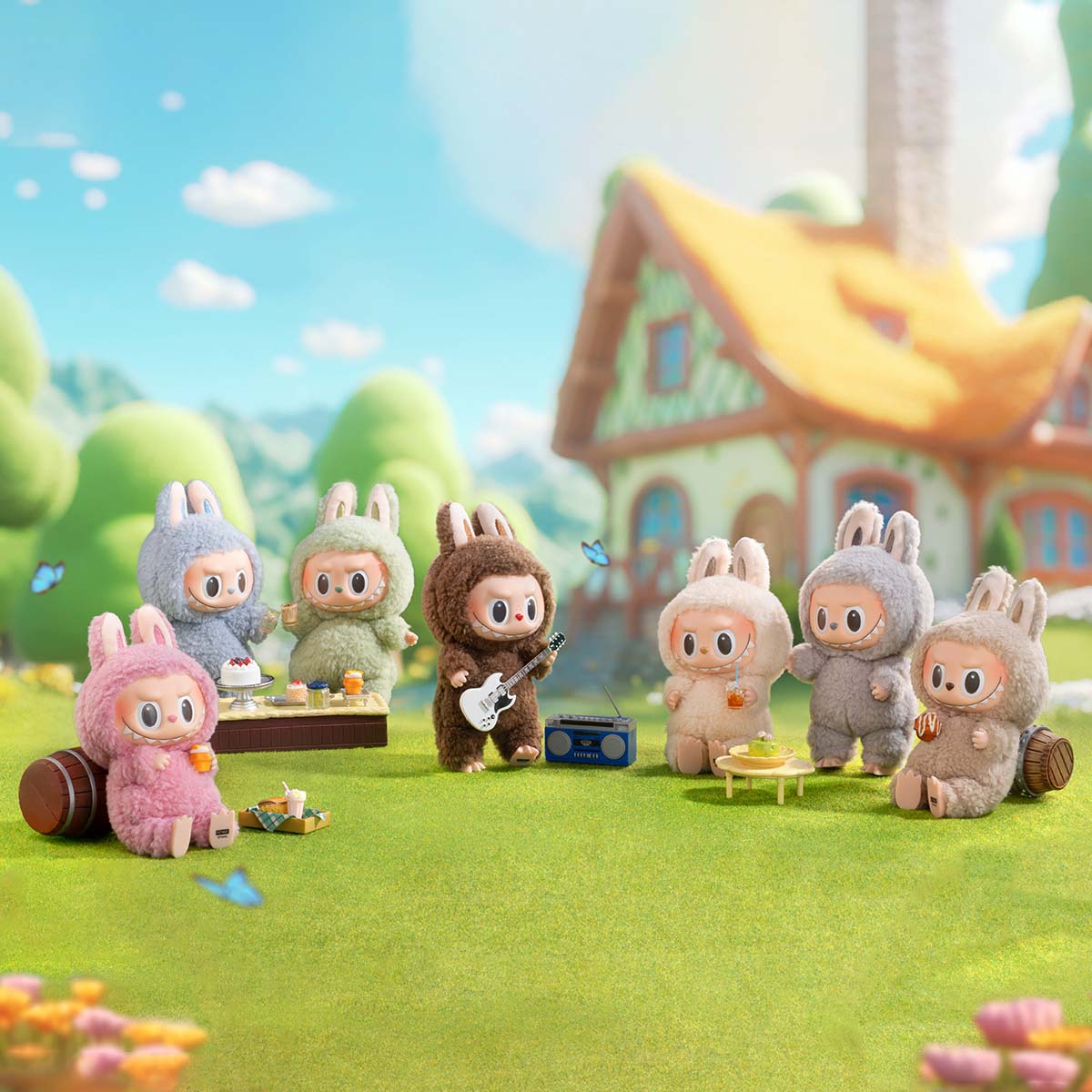 Labubu Vinyl Face – Sesame Bean | Série Exciting Macaron – Image 2