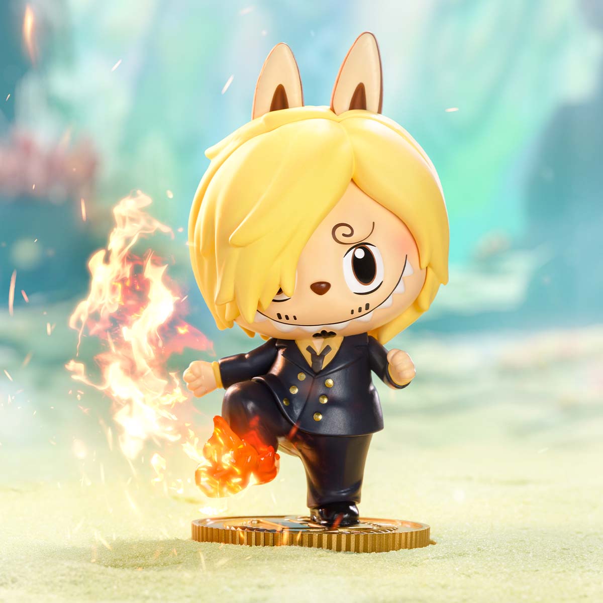 Figurine Labubu × One Piece Sanji – Édition Limitée Collector