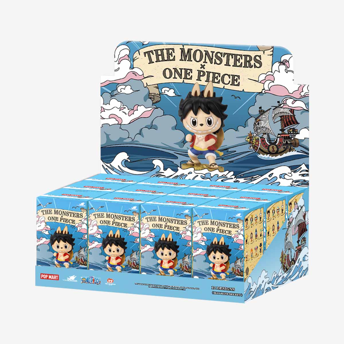 Labubu × One Piece Blind Box - Coffret Complet 12 Figurines (Édition Secrète Incluse)