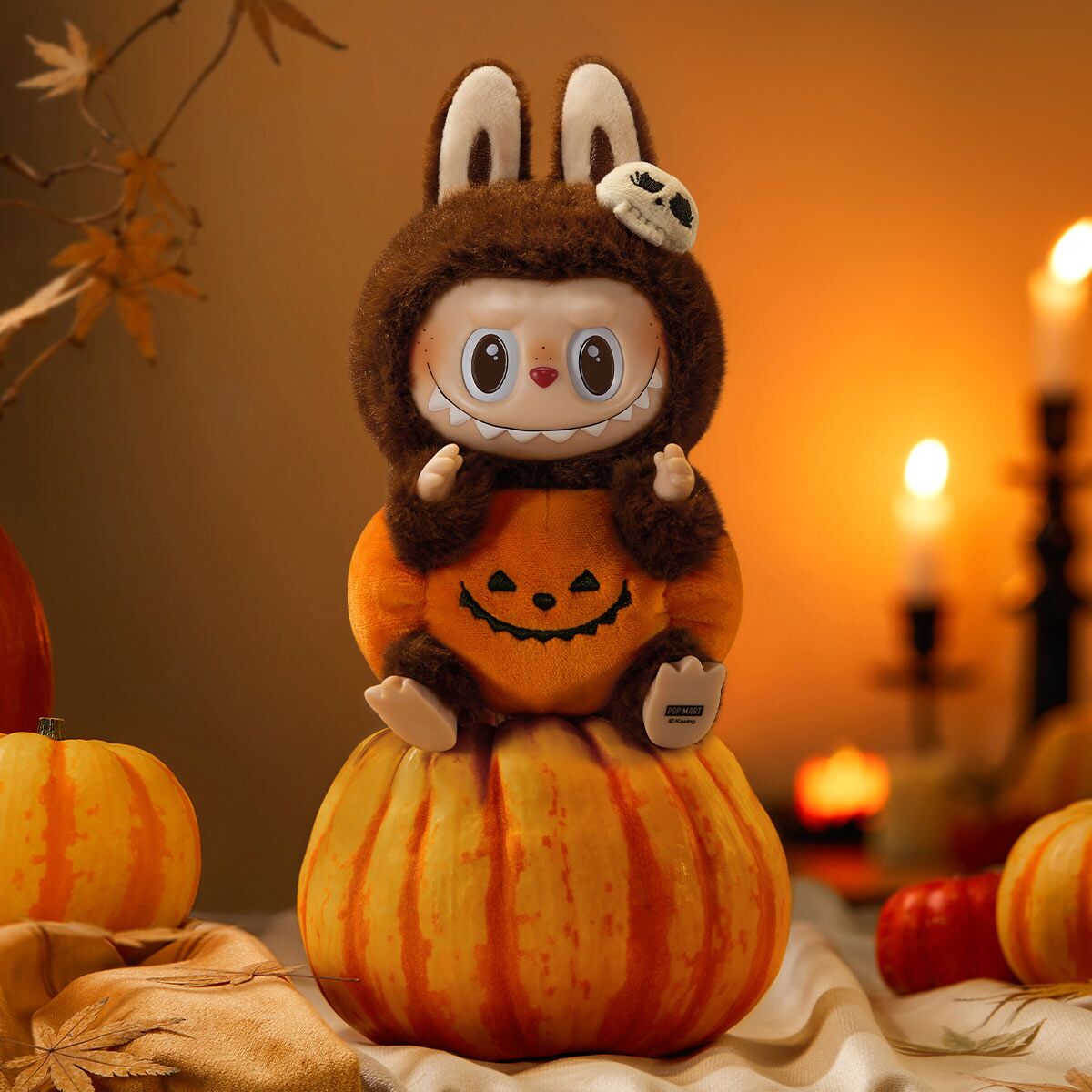 Colgante Labubu Citrouille Halloween – Peluche Kawaii de Collection – Image 4