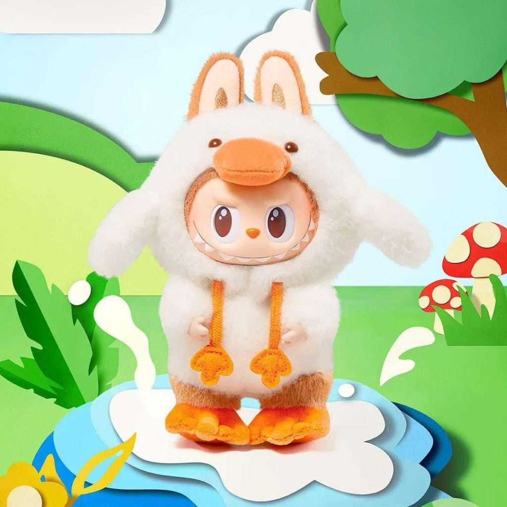 Labubu Forest Fairy Tale Canard Blanc – Peluche Kawaii de Collection – Image 3