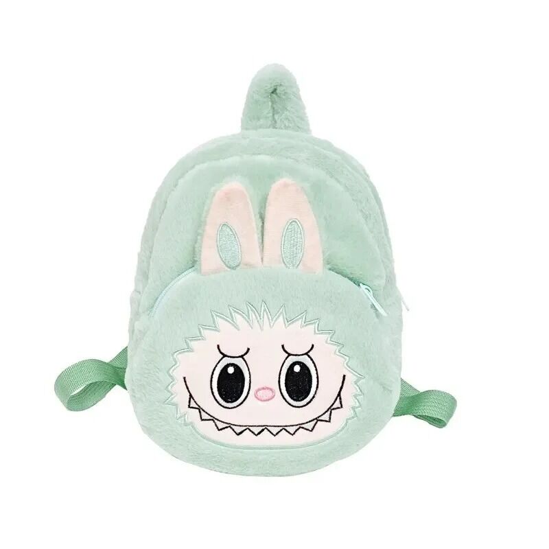 Sac à Dos Peluche Labubu Lapin Vert Menthe