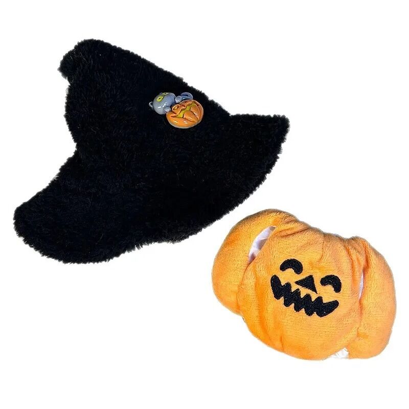 Labubu Halloween Pumpkin – Costume citrouille en peluche pour figurines de collection | Édition spéciale Halloween – Image 3