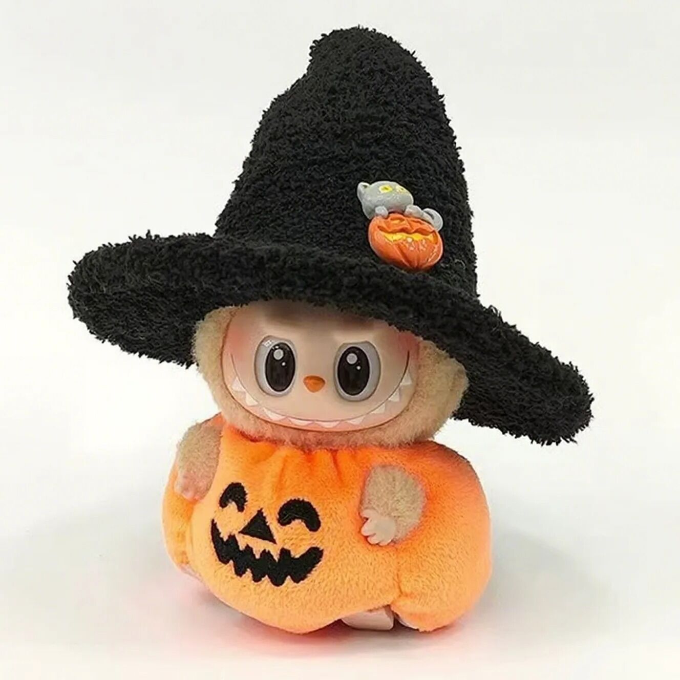 Labubu Halloween Pumpkin – Costume citrouille en peluche pour figurines de collection | Édition spéciale Halloween – Image 2