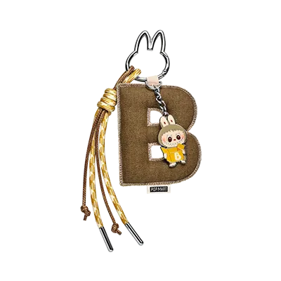 Pendentif Lettre “B” Labubu – Pin for Love Series