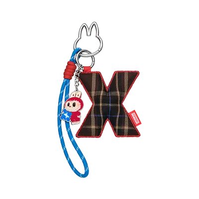 Pendentif Lettre “X” Labubu – Pin for Love Series