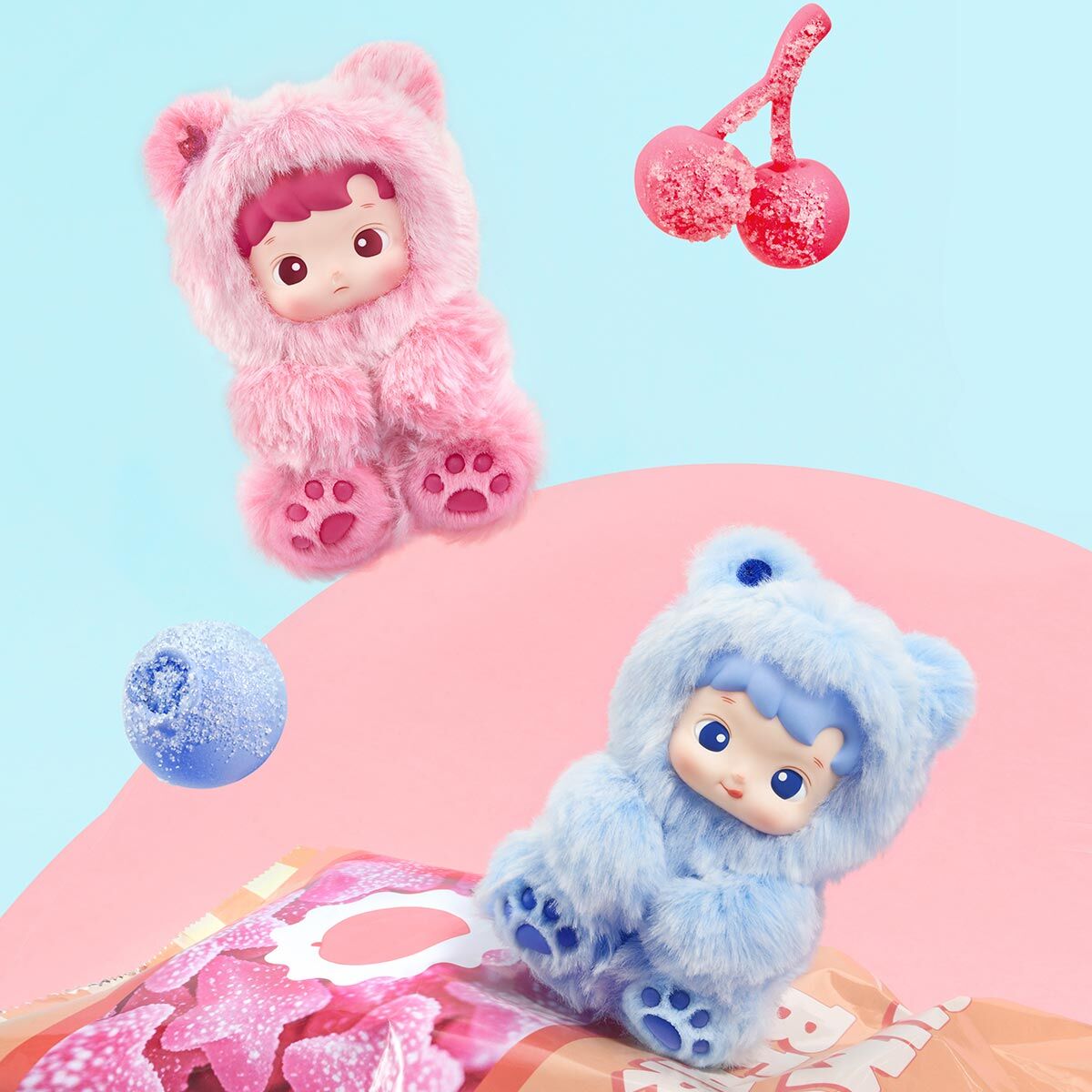 HACIPUPU Série Gummy Bear – Figurines Peluches Mystère 13 cm | Collection Blind Box Fruity & Kawaii – Image 6