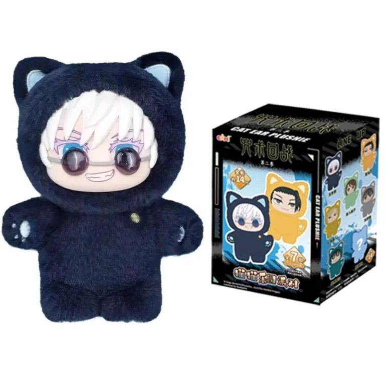 Blind Box Jujutsu Kaisen – Peluche Gojo Satoru Chat Kawaii